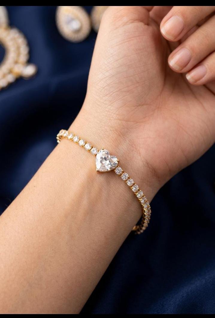 Emerald-Cut Statement Tennis Bracelet